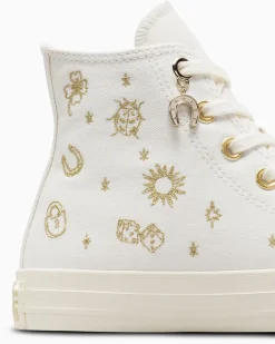 Converse Modelli Alti|Modelli Bassi<Chuck Taylor All Star Luck Charms black stars