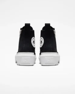 Converse Ragazzi (Età 8-12 Anni)|Ragazza<Chuck Taylor All Star Lugged Lift Platform Canvas Nero/Nero/Bianco