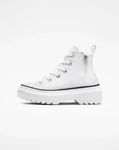Converse Ragazzi (Età 8-12 Anni)|Guida Alle Misure Per Bambini<Chuck Taylor All Star Lugged Lift Platform Canvas Bianco/Bianco/Nero
