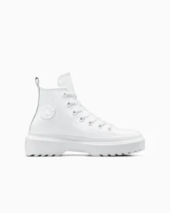 Converse Ragazzi (Età 8-12 Anni)|Ragazza<Chuck Taylor All Star Lugged Lift Platform Leather White/White/White