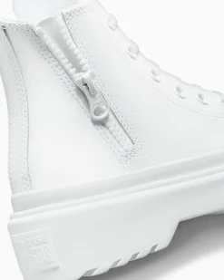 Converse Ragazzi (Età 8-12 Anni)|Ragazza<Chuck Taylor All Star Lugged Lift Platform Leather White/White/White