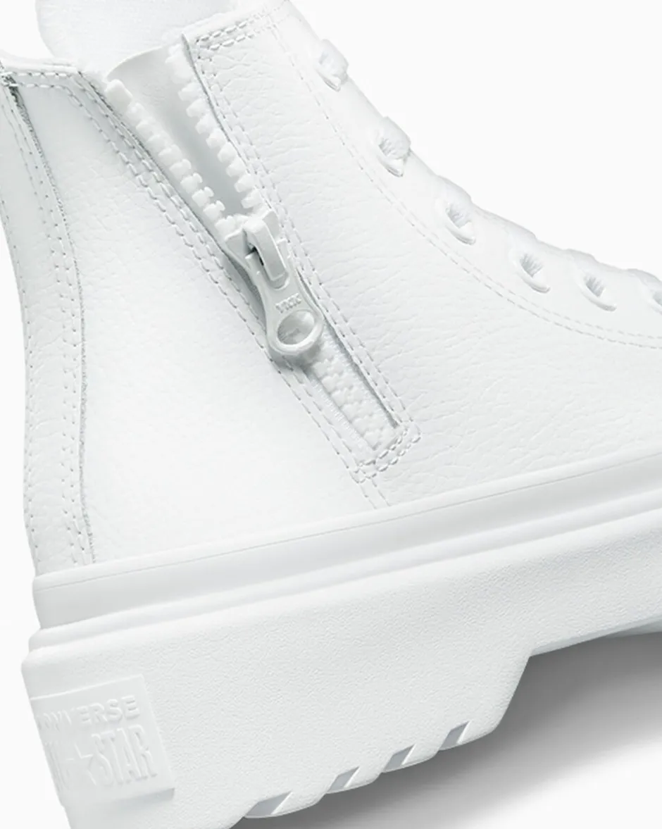 Converse Ragazzi (Età 8-12 Anni)|Ragazza<Chuck Taylor All Star Lugged Lift Platform Leather White/White/White