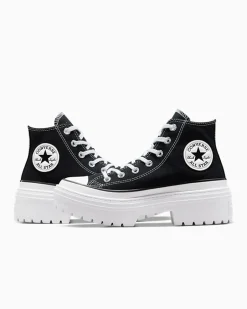 Converse Modelli Alti|Modelli Con Platform<Chuck Taylor All Star Lugged Heel Platform Nero/Bianco/Egret