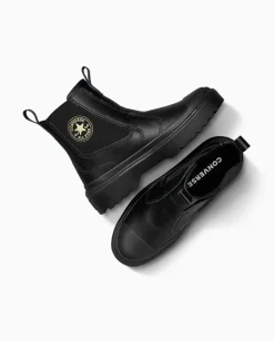 Converse Bambini (Età 4-8 Anni)|Ragazzi (Età 8-12 Anni)<Chuck Taylor All Star Lugged Chelsea Boot Nero/Nero/Nero