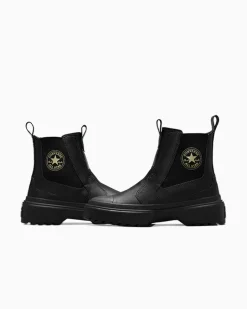 Converse Bambini (Età 4-8 Anni)|Ragazzi (Età 8-12 Anni)<Chuck Taylor All Star Lugged Chelsea Boot Nero/Nero/Nero