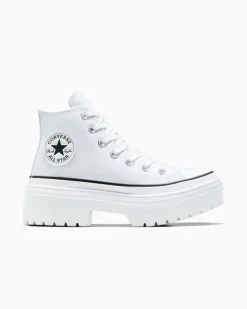 Converse Modelli Alti|Modelli Con Platform<Chuck Taylor All Star Lugged Heel Platform Bianco/Nero/Egret