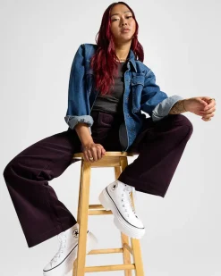 Converse Modelli Alti|Modelli Con Platform<Chuck Taylor All Star Lugged Heel Platform Bianco/Nero/Egret