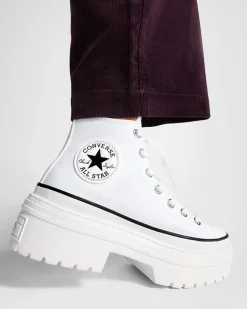 Converse Modelli Alti|Modelli Con Platform<Chuck Taylor All Star Lugged Heel Platform Bianco/Nero/Egret