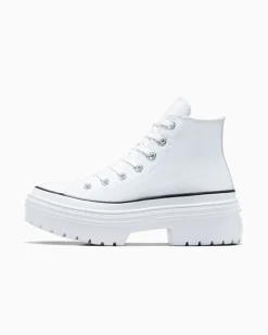 Converse Modelli Alti|Modelli Con Platform<Chuck Taylor All Star Lugged Heel Platform Bianco/Nero/Egret