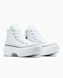 Converse Modelli Alti|Modelli Con Platform<Chuck Taylor All Star Lugged Heel Platform Bianco/Nero/Egret