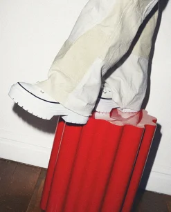 Converse Modelli Alti|Modelli Con Platform<Chuck Taylor All Star Lugged Heel Platform Bianco/Nero/Egret