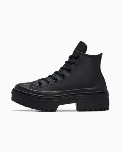 Converse Modelli Alti|Modelli Bassi<Chuck Taylor All Star Lugged Heel Leather Platform black