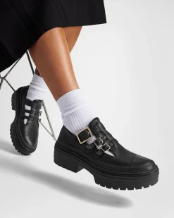 Converse Modelli Bassi|Modelli Con Platform<Chuck Taylor All Star Lugged Heel Mary Jane Platform Nero/Nero/Oro