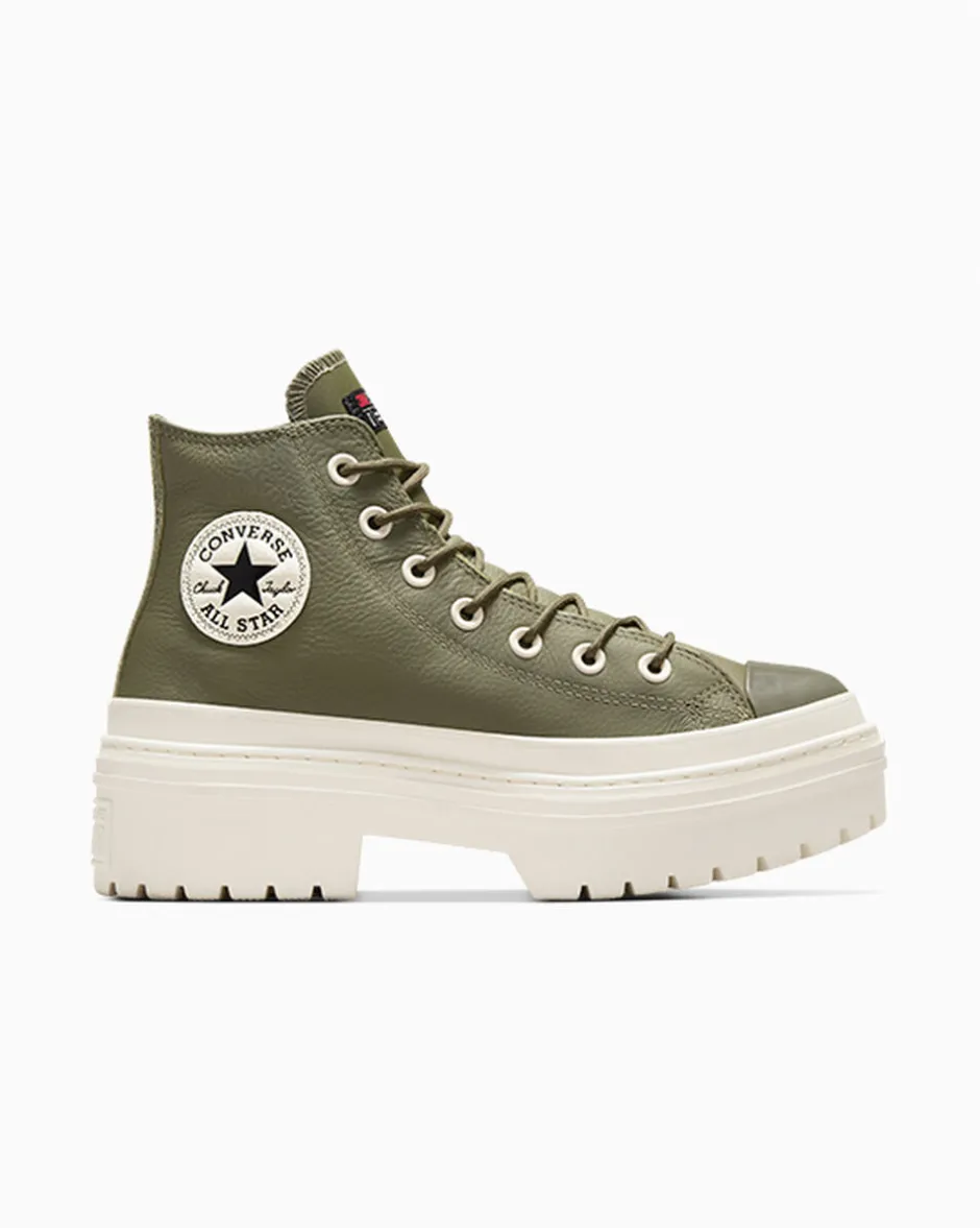 Converse Modelli Alti|Modelli Con Platform<Chuck Taylor All Star Lugged Heel Platform Waterproof Utility/Egret/Nero