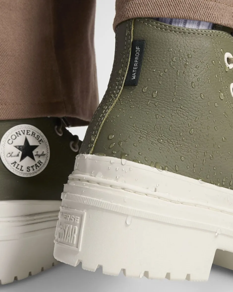 Converse Modelli Alti|Modelli Con Platform<Chuck Taylor All Star Lugged Heel Platform Waterproof Utility/Egret/Nero