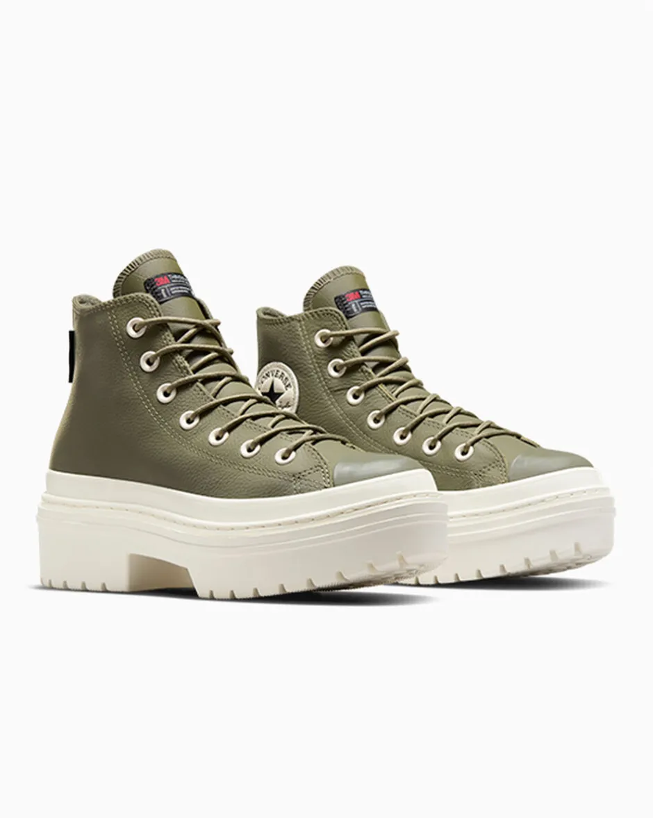 Converse Modelli Alti|Modelli Con Platform<Chuck Taylor All Star Lugged Heel Platform Waterproof Utility/Egret/Nero