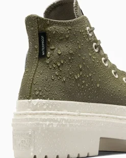 Converse Modelli Alti|Modelli Con Platform<Chuck Taylor All Star Lugged Heel Platform Waterproof Utility/Egret/Nero