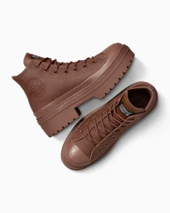 Converse Modelli Alti|Modelli Bassi<Chuck Taylor All Star Lugged Heel Platform Waterproof white