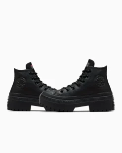Converse Modelli Alti|Modelli Con Platform<Chuck Taylor All Star Lugged Heel Platform Waterproof Nero/Nero/Nero