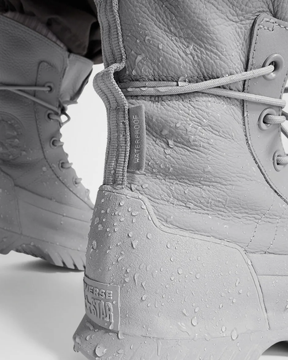 Converse Modelli Alti<Chuck Taylor All Star Lugged 2.0 Waterproof Grigio/Grigio/Nero