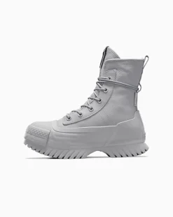 Converse Modelli Alti<Chuck Taylor All Star Lugged 2.0 Waterproof Grigio/Grigio/Nero
