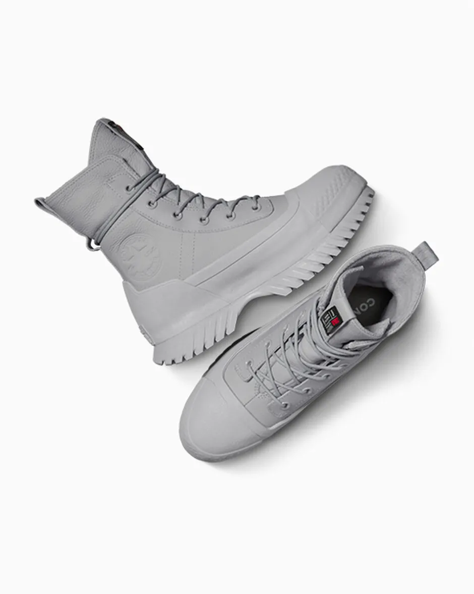 Converse Modelli Alti<Chuck Taylor All Star Lugged 2.0 Waterproof Grigio/Grigio/Nero