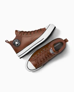 Converse Modelli Alti|Stivaletti<Chuck Taylor All Star Malden Street Boot Orso bruno/Fungo marrone chiaro/Bianco