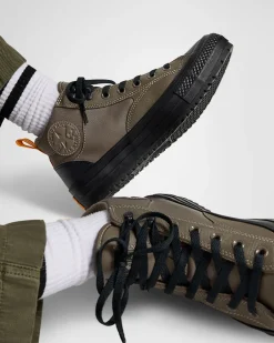 Converse Modelli Alti|Stivaletti<Chuck Taylor All Star Malden Street Boot Tartufo/Luna piena/Nero