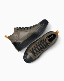 Converse Modelli Alti|Stivaletti<Chuck Taylor All Star Malden Street Boot Tartufo/Luna piena/Nero