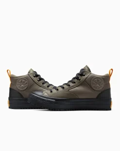 Converse Modelli Alti|Stivaletti<Chuck Taylor All Star Malden Street Boot Tartufo/Luna piena/Nero