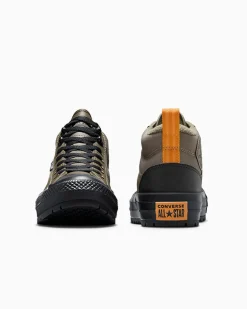 Converse Modelli Alti|Stivaletti<Chuck Taylor All Star Malden Street Boot Tartufo/Luna piena/Nero