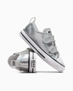 Converse Neonati E Bimbi Piccoli (Età 0-4 Anni)|Facile Da Indossare E Togliere<Chuck Taylor All Star Metallic Argento/Bianco/Argento