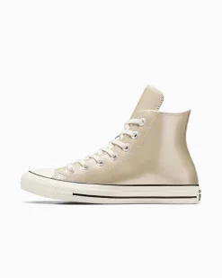 Converse Modelli Alti|Chuck Taylor All Star<Chuck Taylor All Star Metallic Oro chiaro/Egret/Nero