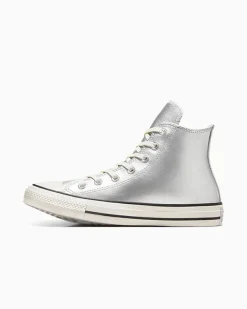 Converse Modelli Alti|Modelli Bassi<Chuck Taylor All Star Metallic Leather party pink