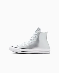 Converse Ragazzi (Età 8-12 Anni)|Bambini (Età 4-8 Anni)<Chuck Taylor All Star Metallic Argento/Bianco/Argento