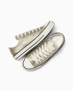 Converse Modelli Bassi<Chuck Taylor All Star Metallic Oro chiaro metallizzato/Egret