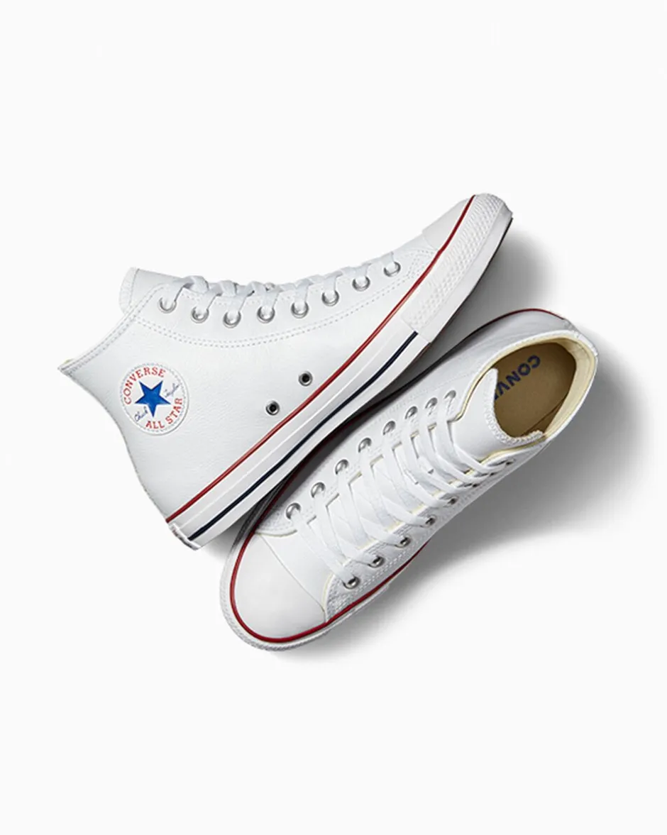 Converse Modelli Alti|Chuck Taylor All Star<Chuck Taylor All Star Mono Leather Bianco