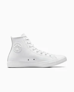 Converse Modelli Alti|Chuck Taylor All Star<Chuck Taylor All Star Mono Leather Bianco monocromo
