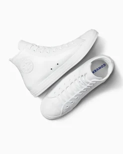 Converse Modelli Alti|Chuck Taylor All Star<Chuck Taylor All Star Mono Leather Bianco monocromo
