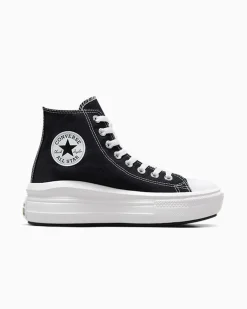 Converse Modelli Alti|Modelli Con Platform<Chuck Taylor All Star Move Nero/Avorio naturale/Bianco