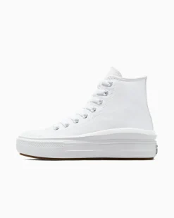 Converse Modelli Alti|Modelli Con Platform<Chuck Taylor All Star Move Bianco/Avorio naturale/Nero
