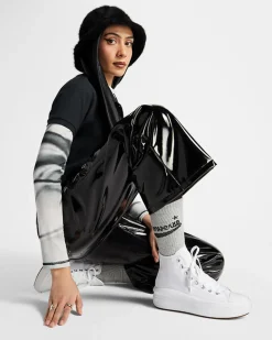 Converse Modelli Alti|Modelli Con Platform<Chuck Taylor All Star Move Bianco/Avorio naturale/Nero