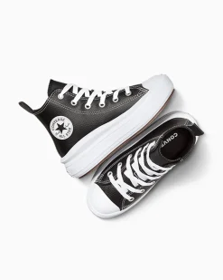 Converse Ragazza|Guida Alle Misure Per Bambini<Chuck Taylor All Star Move Platform Leather Black/Black/White