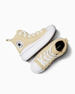 Converse Stivali<Chuck Taylor All Star Move Platform Sherpa Beach Stone/Bianco/Nero