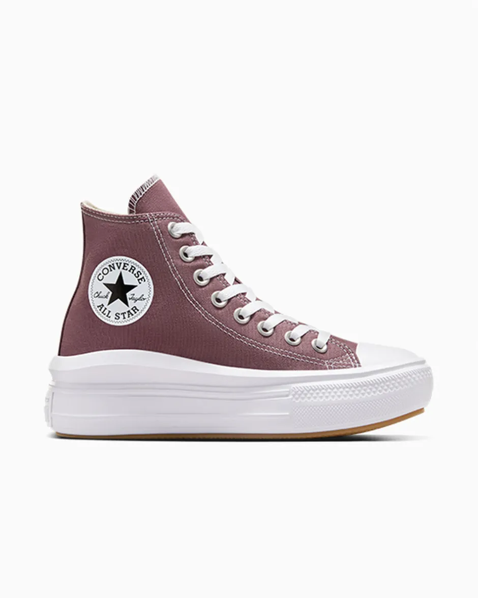 Converse Modelli Alti|Modelli Con Platform<Chuck Taylor All Star Move Platform Trail Mixed/Bianco/Nero