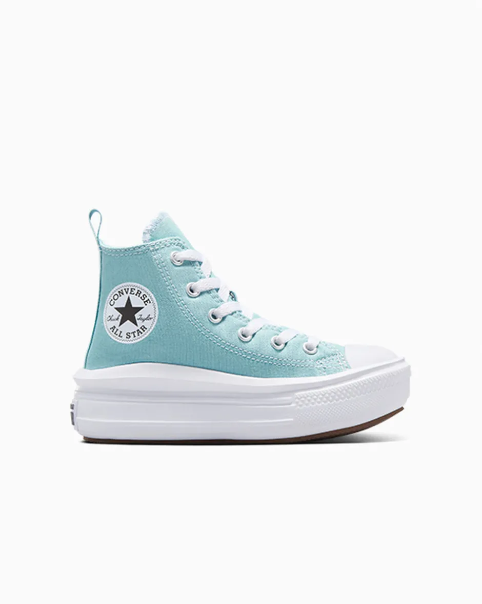 Converse Ragazza|Modelli Alti<Chuck Taylor All Star Move Platform Vernal Pool/Bianco/Nero