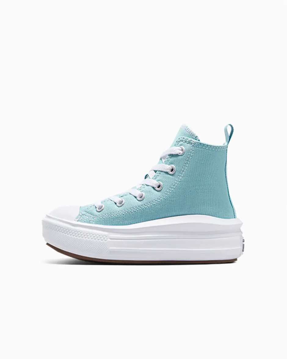 Converse Ragazza|Modelli Alti<Chuck Taylor All Star Move Platform Vernal Pool/Bianco/Nero