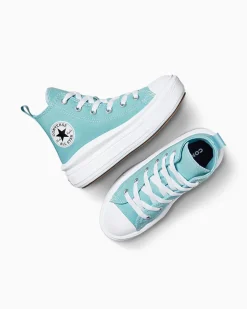 Converse Ragazza|Modelli Alti<Chuck Taylor All Star Move Platform Vernal Pool/Bianco/Nero