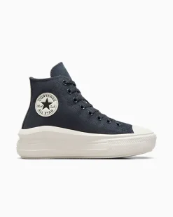 Converse Modelli Alti|Modelli Con Platform<Chuck Taylor All Star Move Platform Colorful Suede Foreste oscure/Egret/Nero