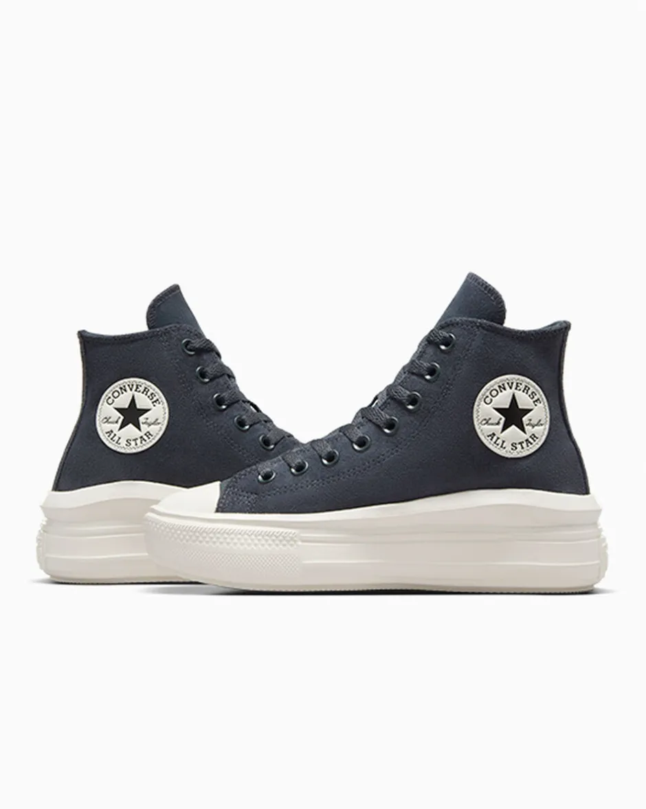 Converse Modelli Alti|Modelli Con Platform<Chuck Taylor All Star Move Platform Colorful Suede Foreste oscure/Egret/Nero